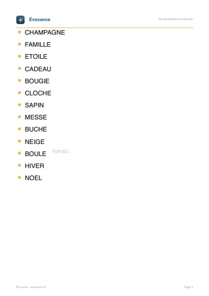 Aperçu supplémentaire du kit Noël et les fêtes