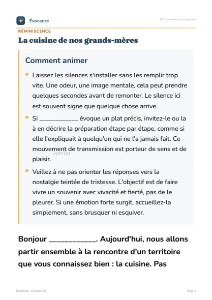 Aperçu supplémentaire du kit La cuisine de nos grands-mères