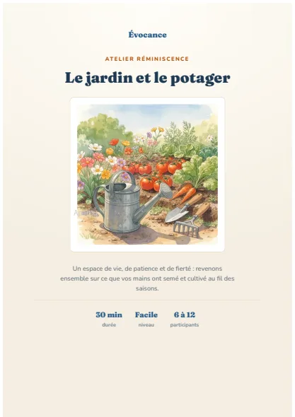 Aperçu du kit Le jardin et le potager