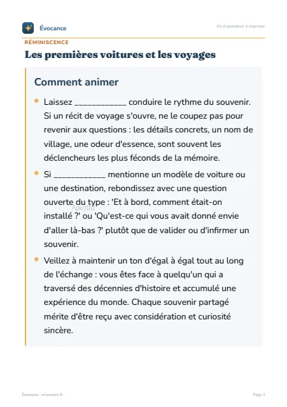 Aperçu supplémentaire du kit Les premières voitures et les voyages
