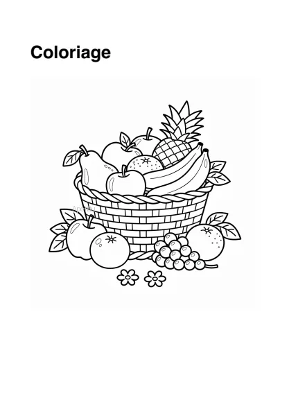 Aperçu du kit Corbeille de fruits