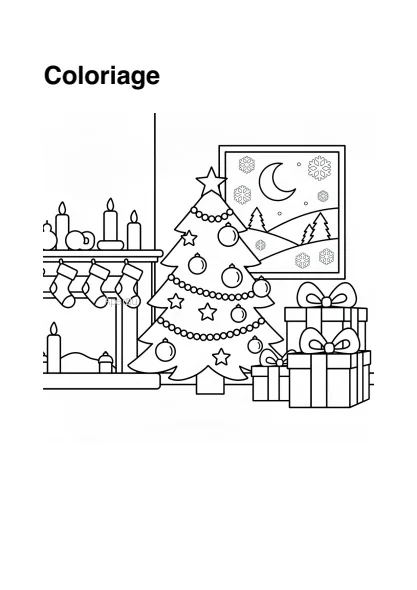 Aperçu du kit Scène de Noël