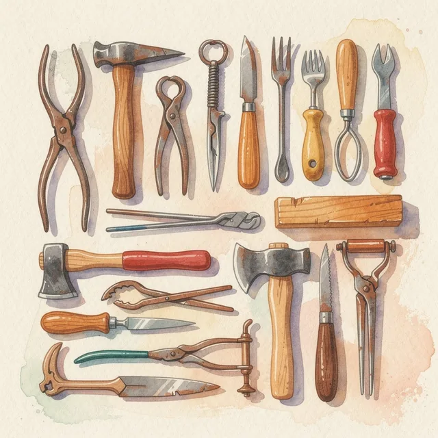 Aperçu du kit Les métiers d'autrefois